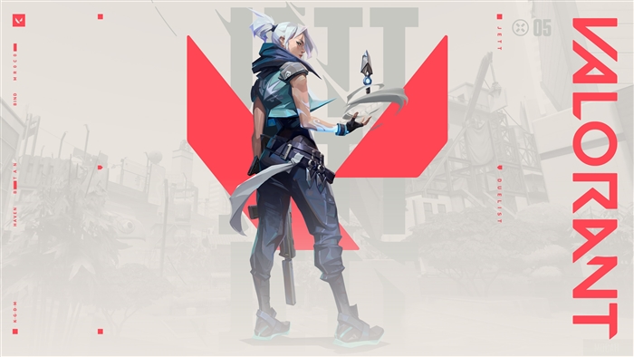 Jett from Valorant 4K