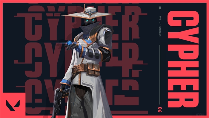 Cypher from Valorant 4K