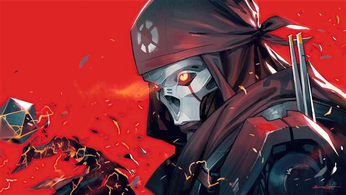 Revenant from Apex Legends in Fiery 4K