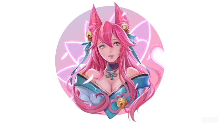 Ahri Spirit Blossom from League of Legends 4K