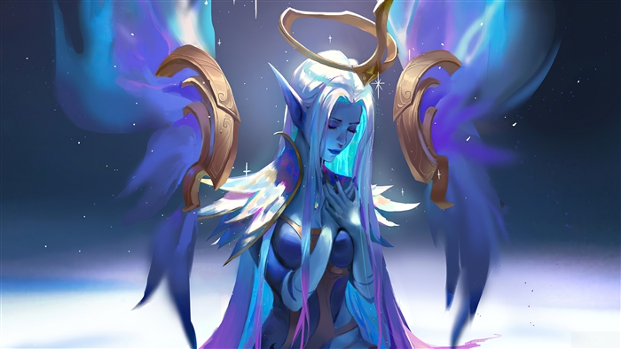 Soraka Dawnbringer from League of Legends 4K