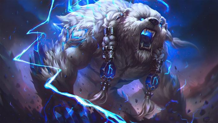 Volibear Electric Fury 4K Art