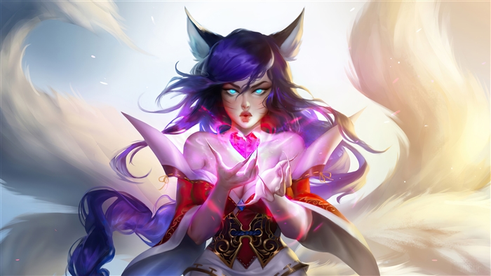 Ahri from League of Legends 4K