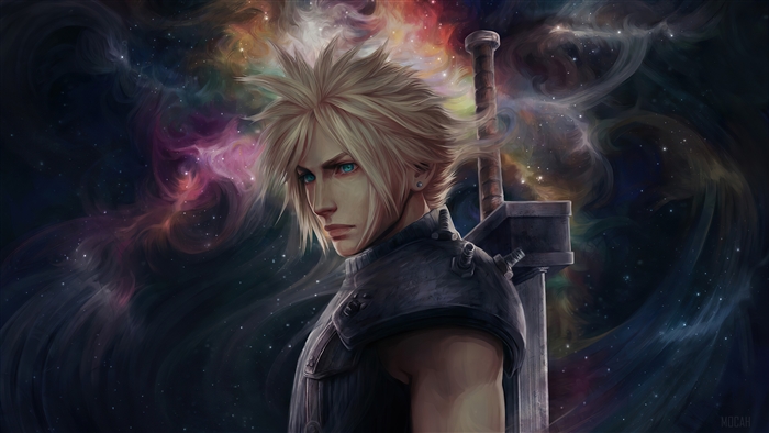 Cloud Strife from Final Fantasy VII Remake 4K