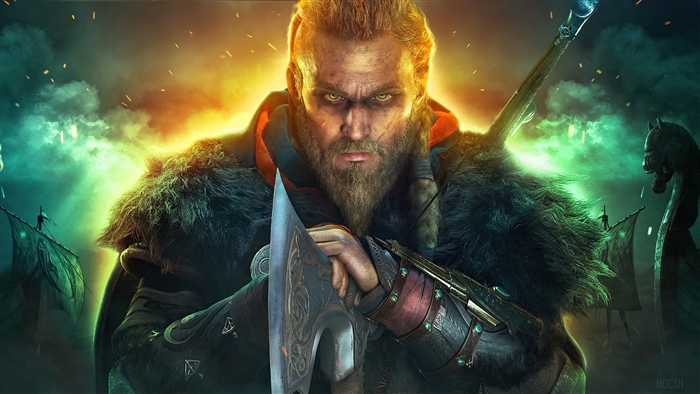 Eivor from Assassin's Creed Valhalla with Axe