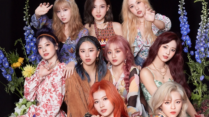 TWICE Group Portrait from MORE MORE Album 4K