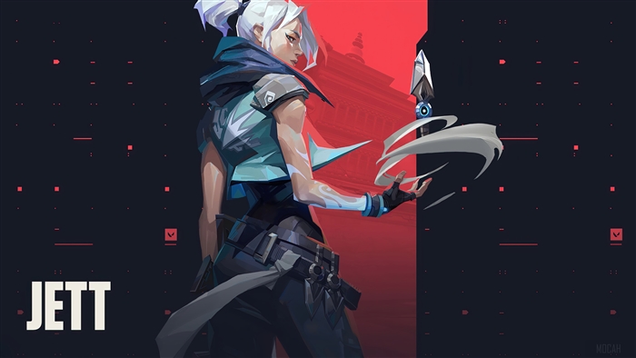 Jett from Valorant 4K
