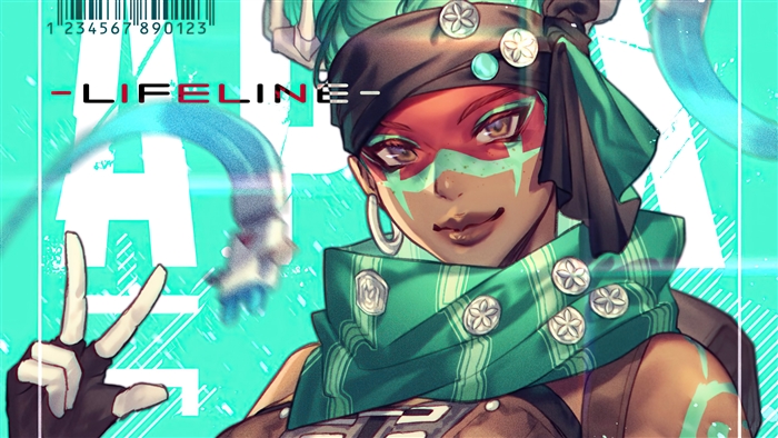 Lifeline from Apex Legends 4K Art