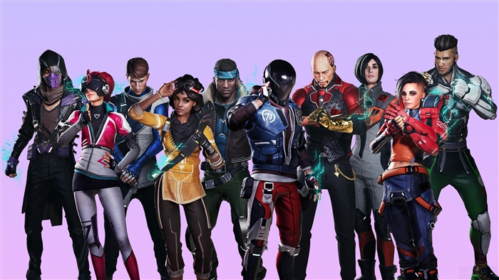 Characters from Hyper Scape 4K