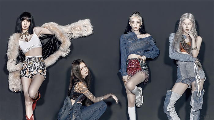 BLACKPINK Stylish 4K Group Photo
