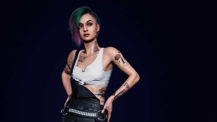 Judy Alvarez from Cyberpunk 2077 4K