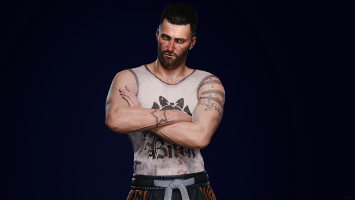 V from Cyberpunk 2077, Male Street Kid 4K