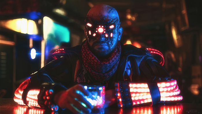 Royce from Cyberpunk 2077 Cosplay 4K