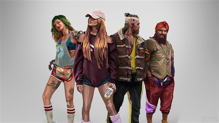 Cyberpunk 2077 Entropism Concept Art 4K