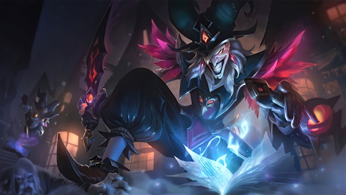 Arcanist Shaco Splash Art 4K