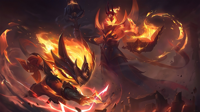 Infernal Karthus from League of Legends Splash Art 4K