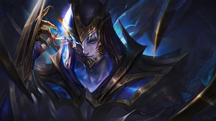 Zed from League of Legends Galaxy Art 4K