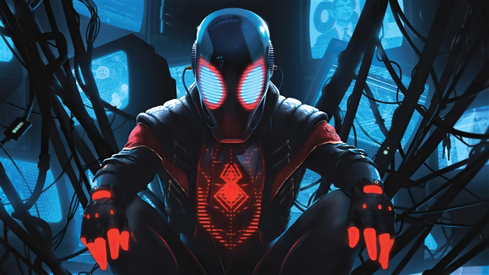 Miles Morales Spider-Man 4K Digital Art