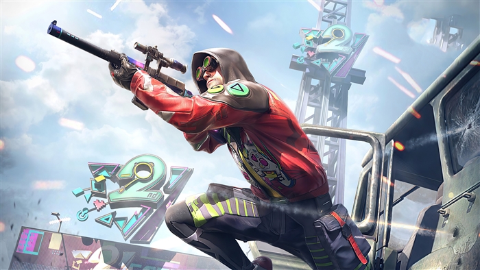 PUBG Mobile character with sniper rifle
