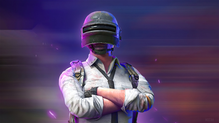 PUBG Character with Level 3 Helmet 4K
