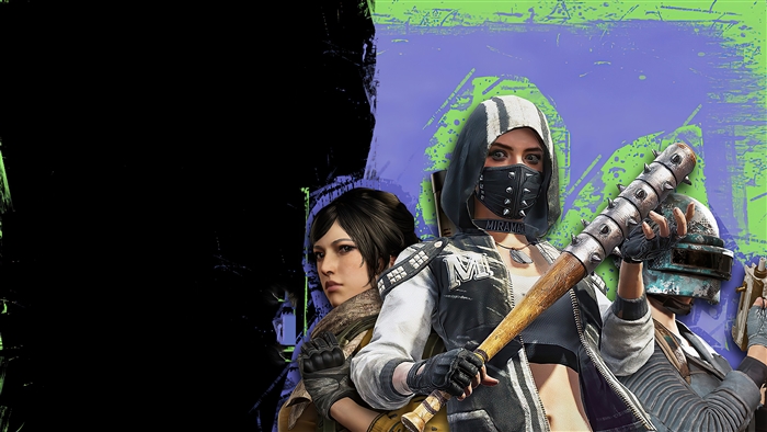 PUBG characters with weapons