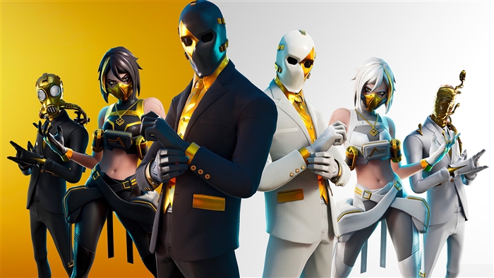 Fortnite Double Agent Skins 4K Art