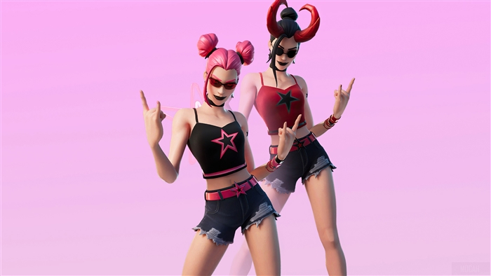 Fortnite Surf Witch Skin Duo 4K