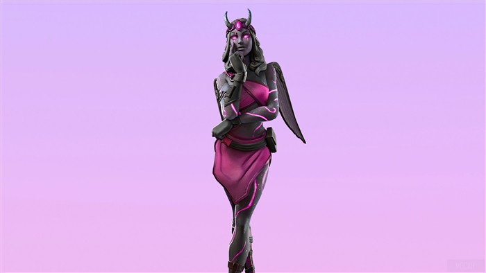 Darkheart skin from Fortnite 4K