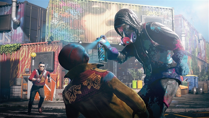 Watch Dogs Legion: Street Artist Spray Painting