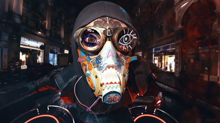 Watch Dogs Legion Gas Mask 4K