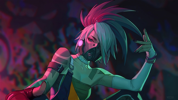 Akali from League of Legends True Damage 4K