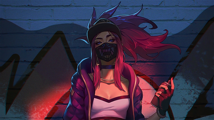 Akali from League of Legends KDA 4K