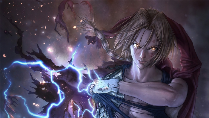 Edward Elric from Fullmetal Alchemist 4K