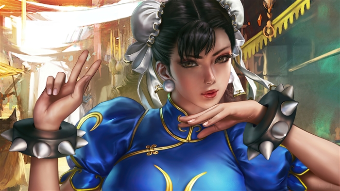 Chun Li from Street Fighter in 4K Detail