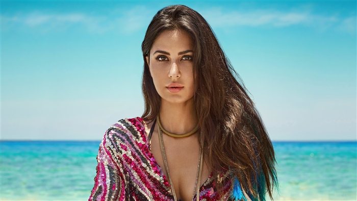 Katrina Kaif on a beach