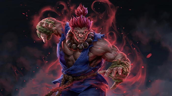 Akuma from Street Fighter 4K
