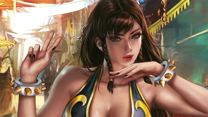 Chun Li from Street Fighter in Vibrant 4K Art