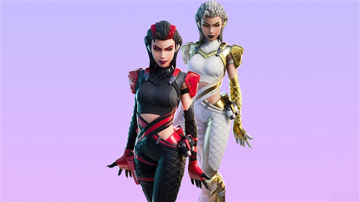 Fortnite Scarlet Serpent and companion skin 4K