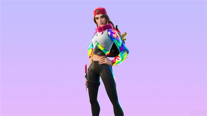 Fortnite Loserfruit Skin 4K Vibrant Outfit