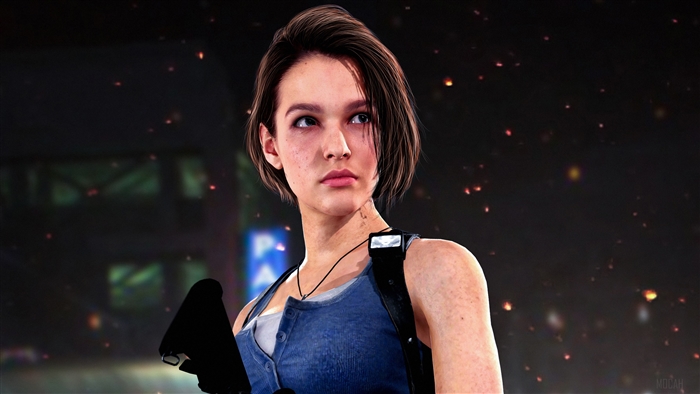 Jill Valentine from Resident Evil 3 Remake 4K