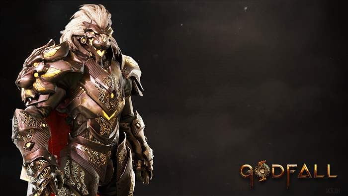 Godfall video game character armor 4K