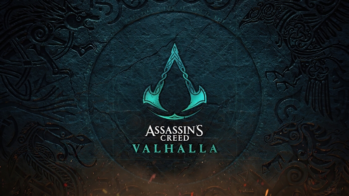 Assassin's Creed Valhalla Logo 4K