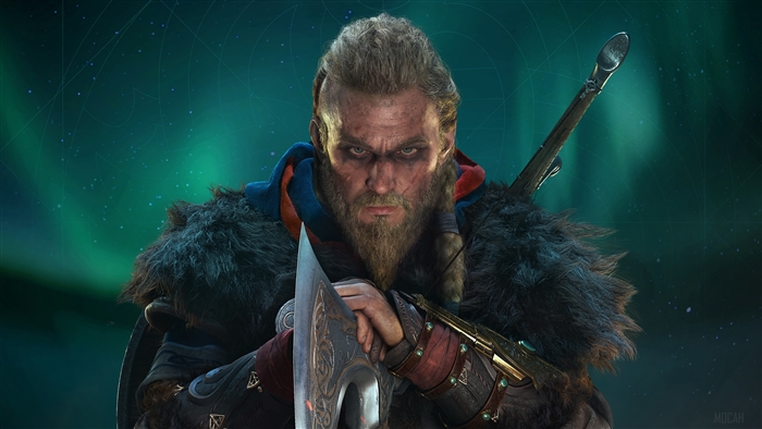 Eivor from Assassins Creed Valhalla Viking Warrior 4K
