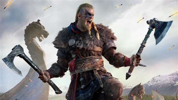 Eivor from Assassins Creed Valhalla Viking Warrior Poster 4K