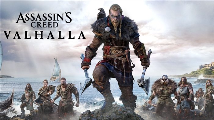 Eivor and Vikings from Assassin's Creed Valhalla 4K