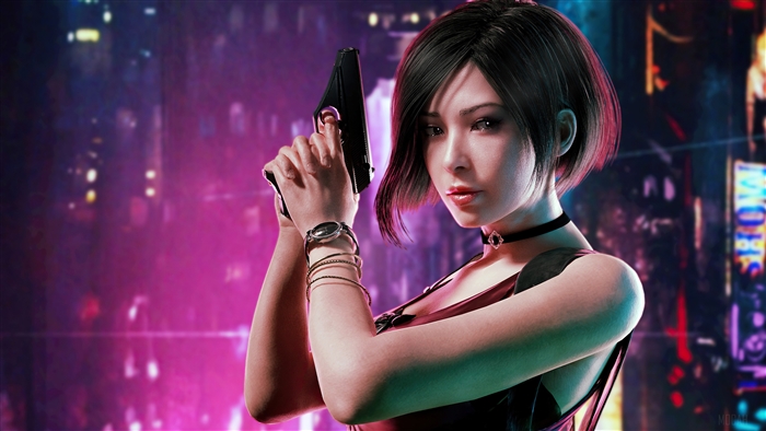 Ada Wong from Resident Evil 2 Remake 4K