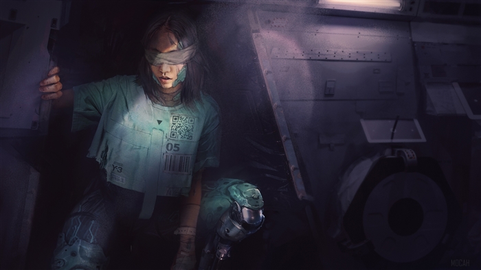 Nemesis Distress Video Game Art 4K