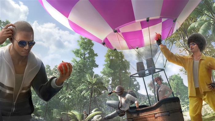 PUBG Mobile Hot Air Balloon Jungle Mode 4K