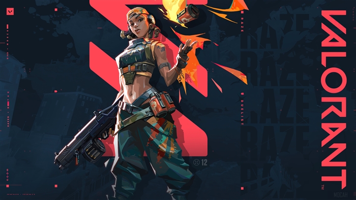 Raze from Valorant 4K