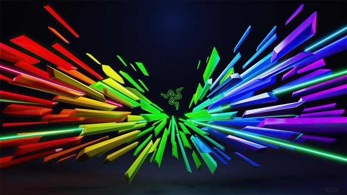 Razer Logo Colorful 4K